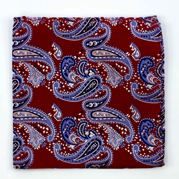 NÄSDUK | PAISLEY | RÖD SIDEN
